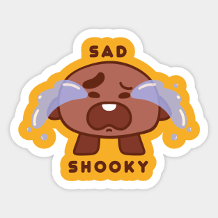 Cry Shooky Sticker